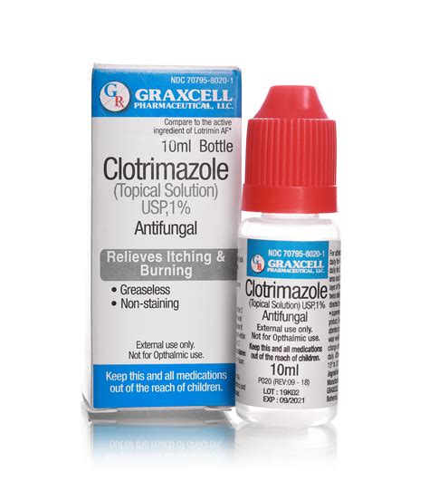 Clotrimazole 1 Generic Lotrimin Solution Antifungal Topical
