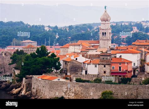 Town Of Krk Krk Island Croatia Stock Photo Alamy