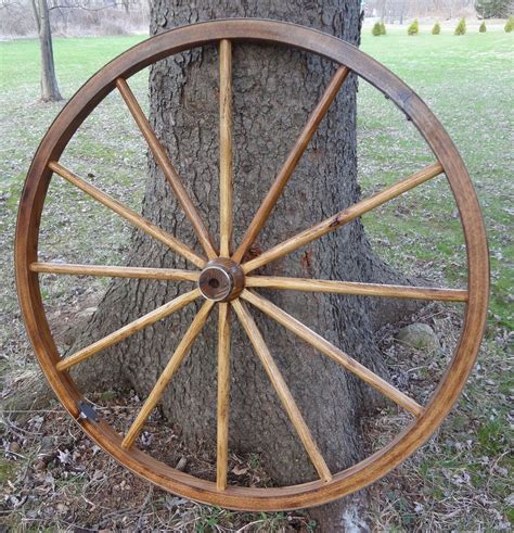 Wagon Wheels For Sale Four Feet Tall Etsy In 2021 Wooden Wagon