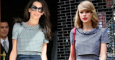 Egistonline Magazine Fashion Twins How Taylor Swift And Amal Clooney
