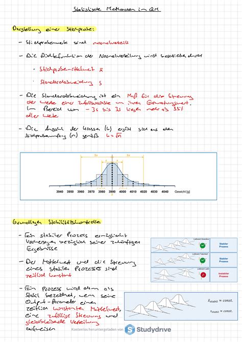 Vorlesung Statistische Methoden Im Qm Statistische Methoden I