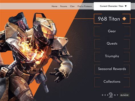 Daily Ui Challenge 6 Destiny 2 Character Profile By Paul Manzione On