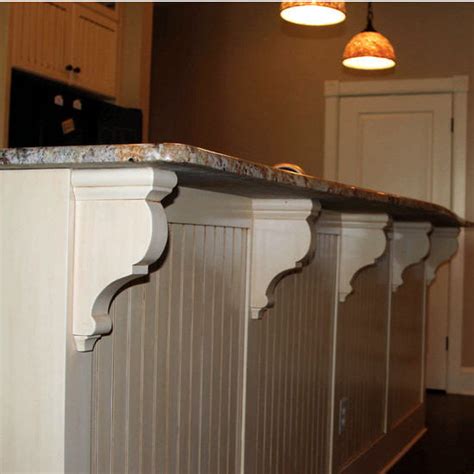 Available in a broad range of wood types including maple, oak, pine, cherry and mahogany. Wood Corbel Traditional Bar Bracket Kit in Unfinished ...