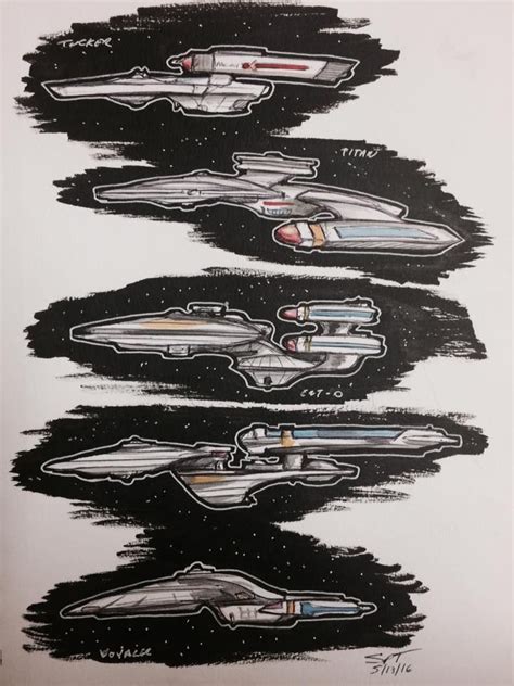 Starship Sketches 051316 By Stourangeau On Deviantart Sketches