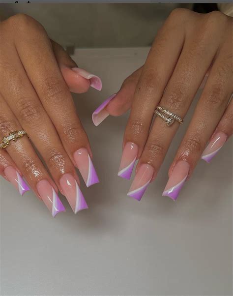 38 Elegant French Tip Coffin Nails Youll Love In Summer Page 10 Of