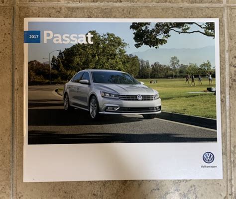 2017 Volkswagen Passat 20 Page Sales Brochure Ebay