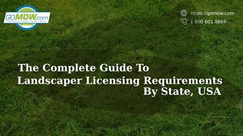 The Complete Guide To Landscaper Licensing Requirements By State Usa