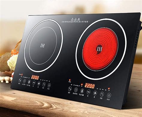 Wholesale Dyrabrest Electric Double Induction Cooktop110v Lcd Display