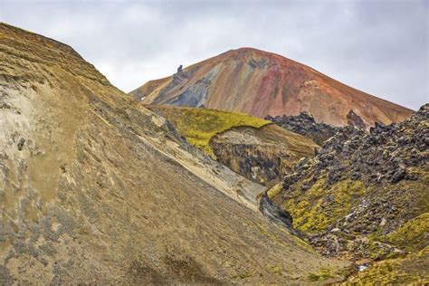 Colored Mountains Of The Volcanic Landscape Of Landmannalaugar Iceland