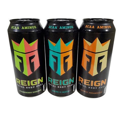 Buy New Reign Energy Drinks Total Body Fuel Flavors 3 Flavor Variety
