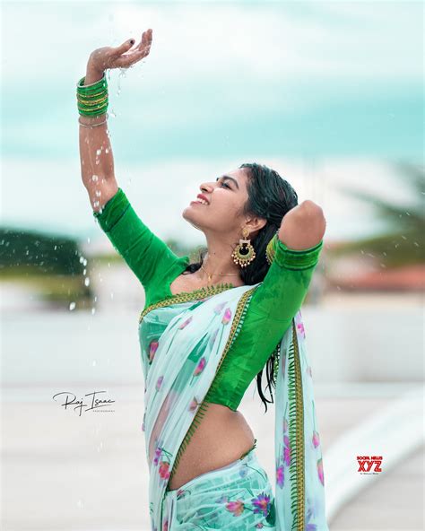Actress Dharsha Gupta Hot New Stills Soaking In Rain Social News Xyz