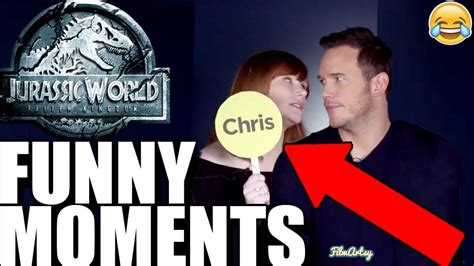 Jurassic World 2 Fallen Kingdom Bloopers And Funny Moments Part 1
