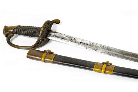 Confederate Leech And Rigdon Style Confederate Foot Officers Sword