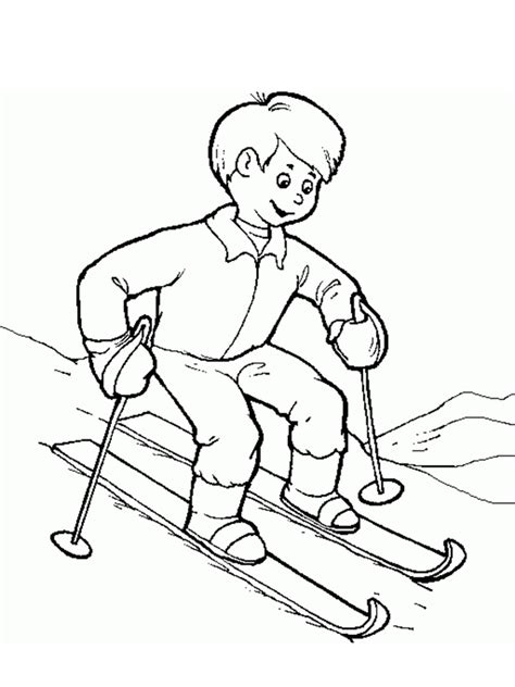 Bojanke Za Decu Skijanje