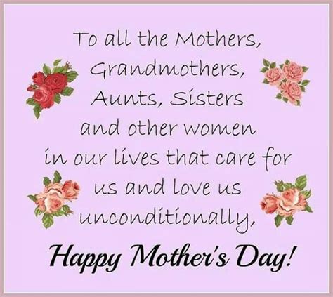 To All The Mothers Grandmothers Happy Mother Day Quotes