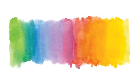 Free Download Rainbow Abstract Watercolor Background Hand Drawn