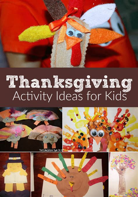Thanksgiving Activities For Kids The Educators Spin On It