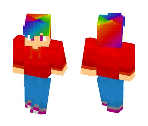 Install Rainbow Guy Skin For Free Superminecraftskins