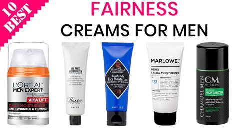 10 Best Fairness Anti Aging And Hydrating Creams For Men Face Cream