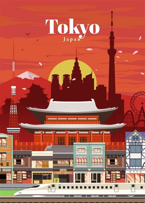 Visit Tokyo Metal Poster Print Studio 324 Displate In 2020