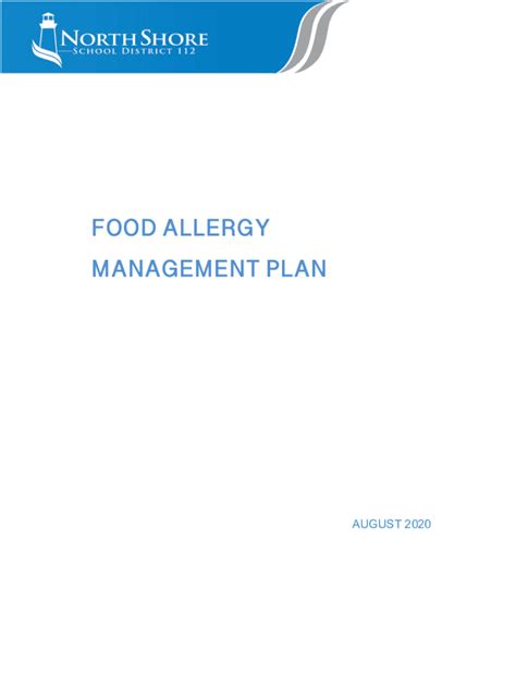 Fillable Online Eaaci Food Allergy And Anaphylaxis Guidelines