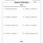 Finding Equations Of Lines Worksheet
