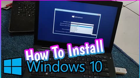 Cara Install Windows 10 Di Laptop Dell Series Dengan Usb Bootable Youtube