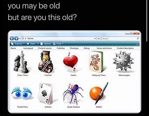 Old Computer Games On The Windows Nostalgia