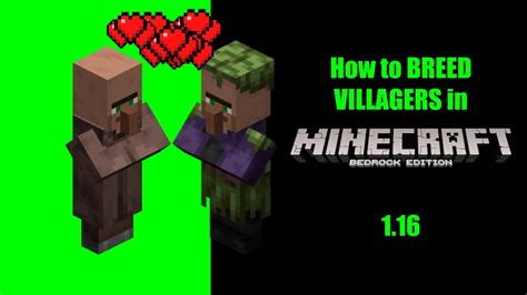 How To Breed Villagers In Minecraft Youtube