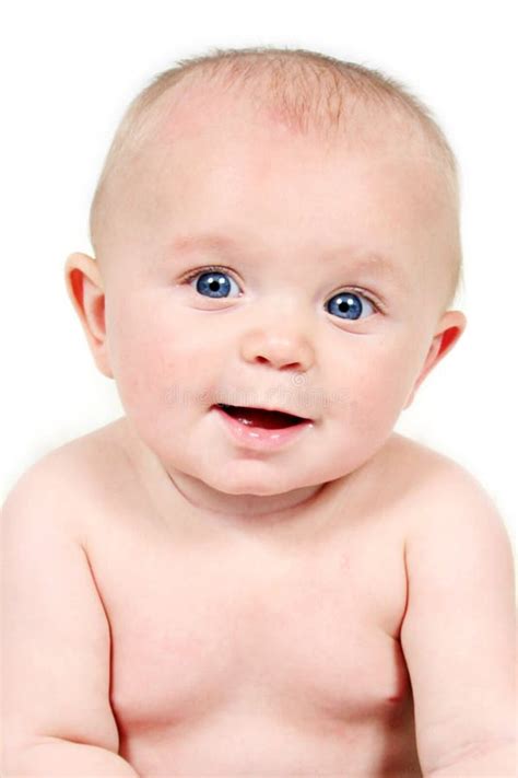 Portrait Of Baby Boy Stock Photo Image Of Background 12906382