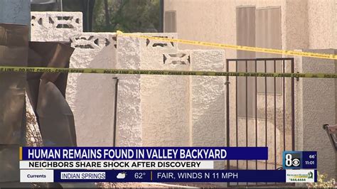 Neighbors Share Shock After Human Remains Are Discovered In Northwest Valley Backyard Youtube