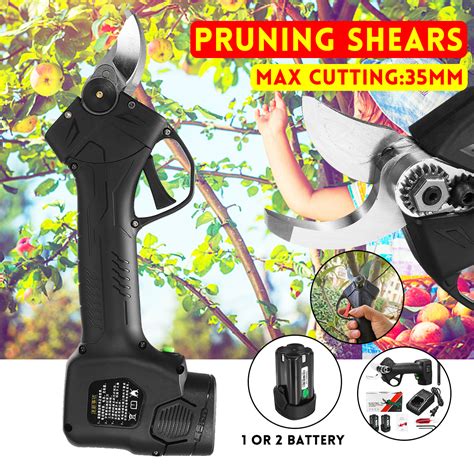 Cordless Electric Pruning Shears With Rechargeable Lithium Battery