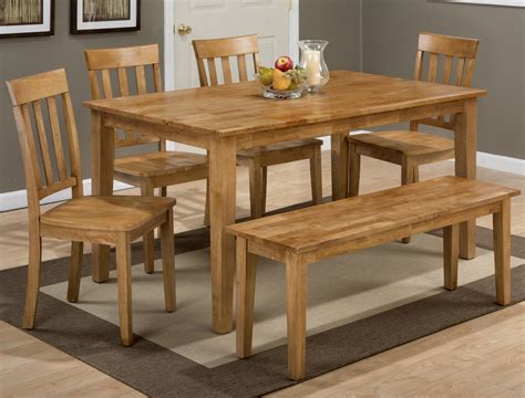 Simplicity Rectangle Dining Table And X Back Chair Set With Bench 352