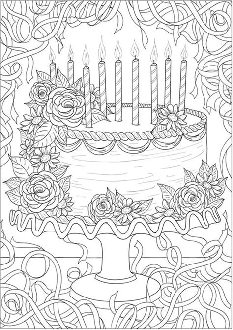 19 Birthday Coloring Pages For Adults Information