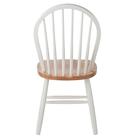 Winsome Wood Assembled 36 Inch Windsor Chairs With Curved Legs Pricepulse