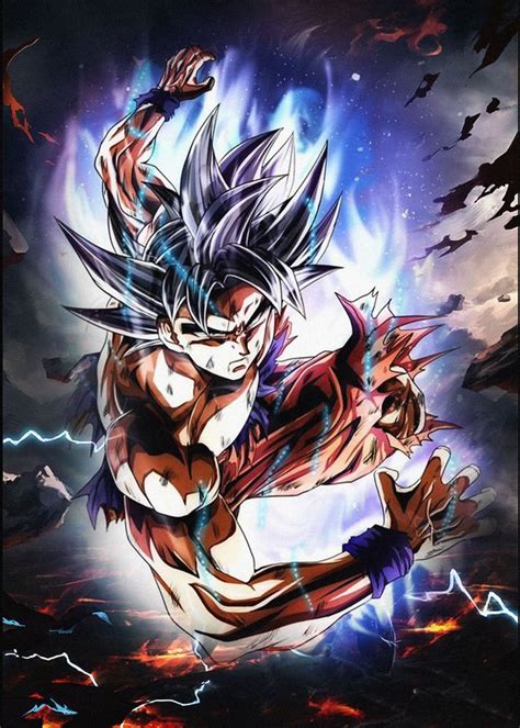 Son Goku Poster By Lony Cocai Displate Dragon Ball Dragon Ball Super Manga Anime Dragon