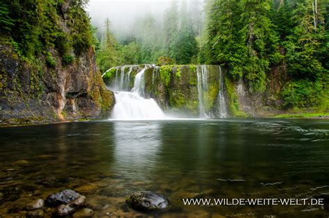 Upper Lewis River Falls Wilde Weite Weltde