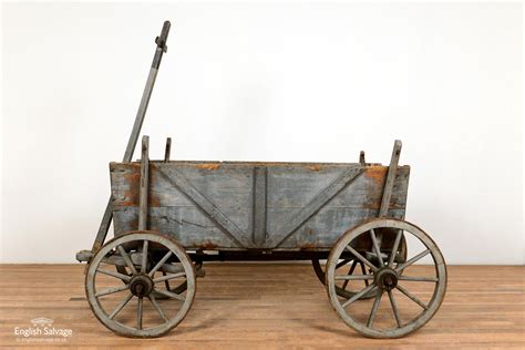 Old Rustic Wooden Farm Cart Wagon