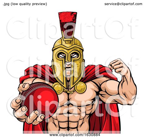 Spartan Trojan Cricket Sports Mascot By Atstockillustration 1630884