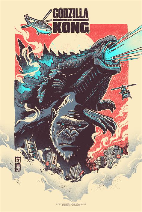 Godzilla Vs Kong Poster Design On Behance