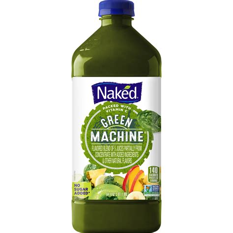 Naked Green Machine 100 Juice Blend SmartLabel