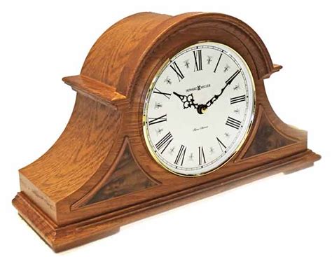 Howard Miller Burton 635 106 Oak Mantel Clock The Clock Depot