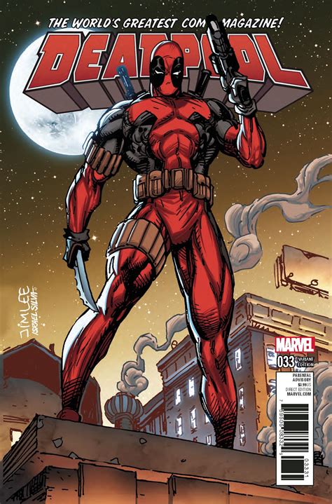 Deadpool 33 X Men Card Cover Fresh Comics