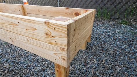 Elevated garden beds and raised planter boxes are blessings for gardeners with physical limitations. How To Build A Raised Garden Bed With Legs Youtube