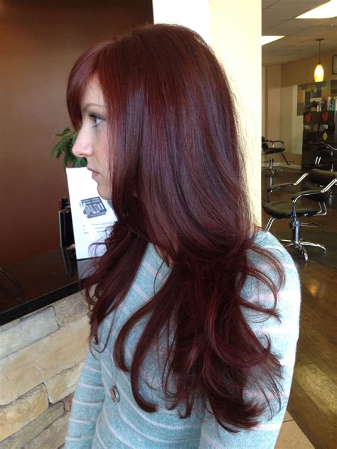 Pin By Claudia Prinz On Hair Mahagony Hair Color Hair Styles Red