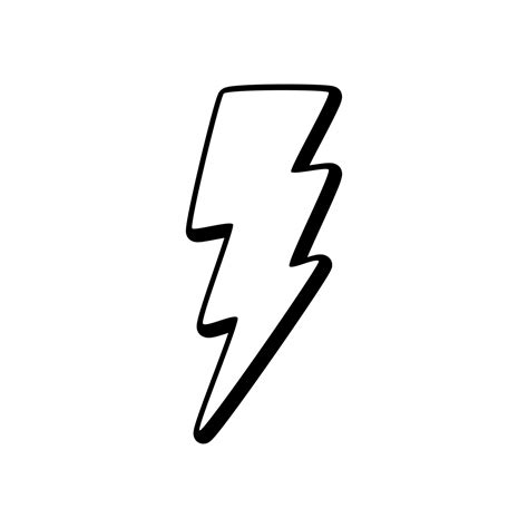 Cartoon Lightning Bolt Png Transparent