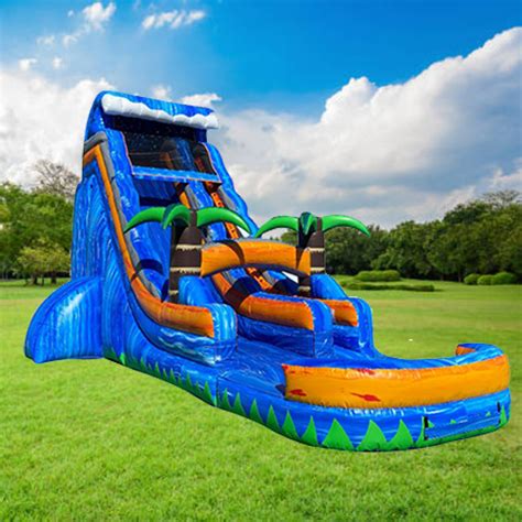 Backyard Water Slides For Adults 25ft Tall Big Tidal Wave Water Slide