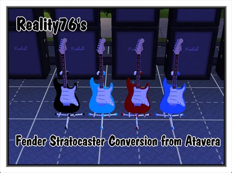 Sims 4 Ccs The Best Guitars By Reality76s Simblr