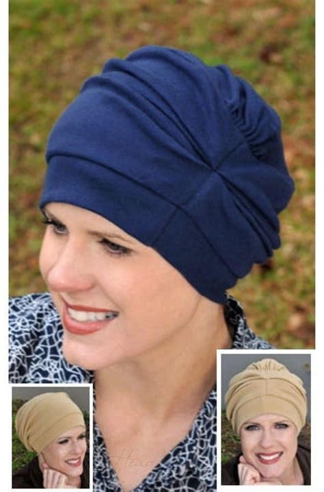 100 Cotton Trinity Turbans 3 Way Head Covering For Women Slouch Hat