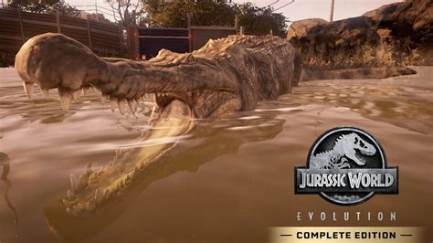 Das Riesige Krokodil Deinosuchus Jurassic World Evolution Folge